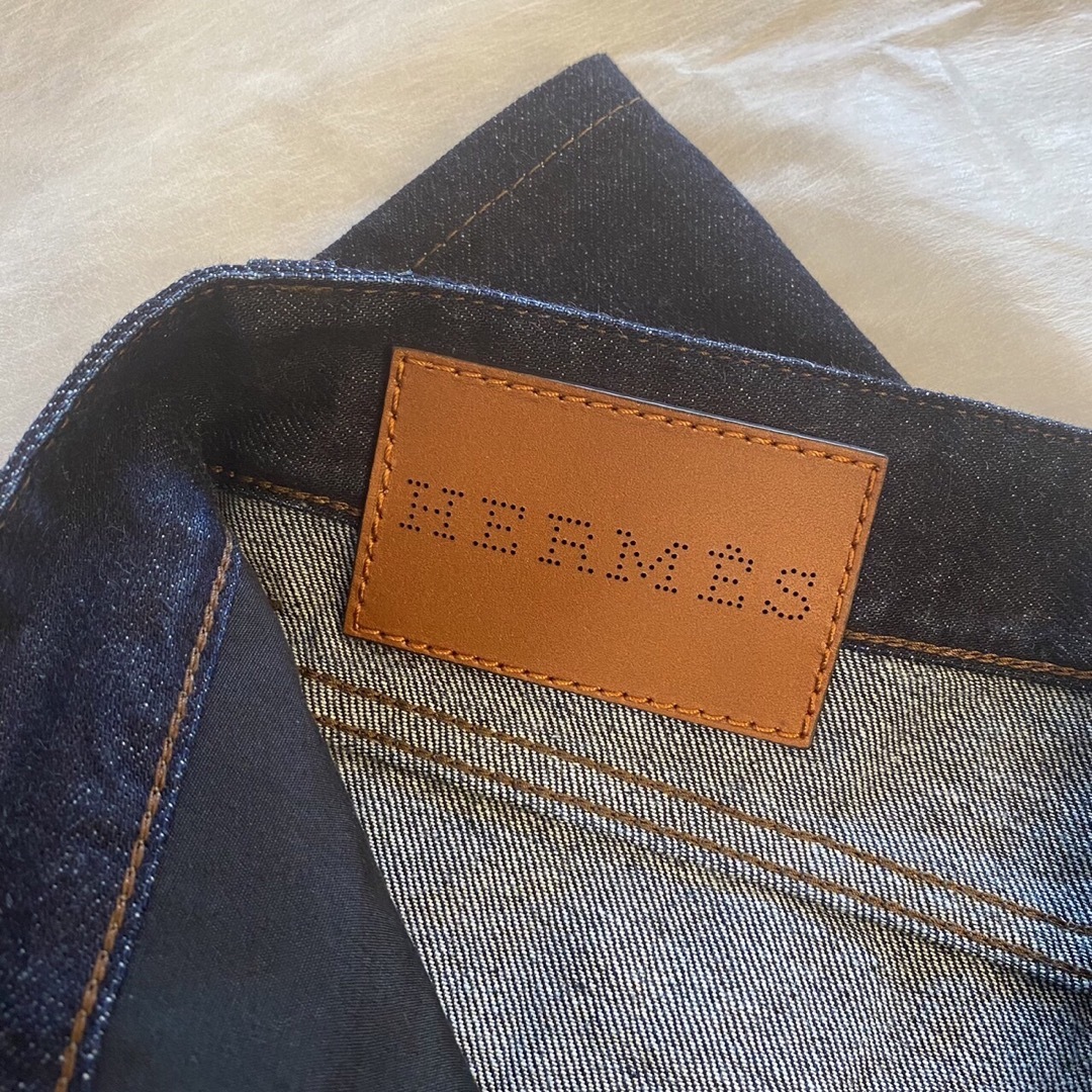 HERMES - HERMES エルメス メンズ ジーンズ デニム 40サイズの HERMES - HERMES エルメス メンズ ジーンズ デニム 40サイズの