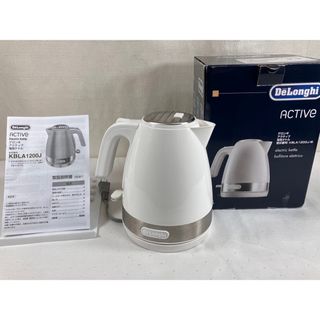 デロンギ(DeLonghi)のDeLonghi デロンギ電気ケトルアクティブ KBLA1200J-W 1.0L(電気ケトル)