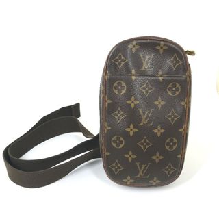 ルイヴィトン(LOUIS VUITTON)のルイヴィトン LOUIS VUITTON ポシェット・ガンジュ M51780 モノグラム カバン ボディバッグ モノグラムキャンバス ブラウン(ボディーバッグ)