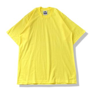 プロクラブ(PRO CLUB)のPRO CLUB 6.4オンス ヘビーウェイト コットンTシャツ イエロー L(Tシャツ/カットソー(半袖/袖なし))