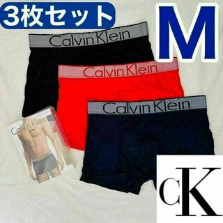 カルバンクライン(Calvin Klein)のカルバンクライン ボクサーパンツ Mサイズ ブラック 3色 3枚セット(ボクサーパンツ)