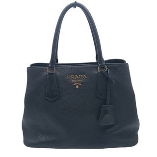 プラダ(PRADA)の　プラダ PRADA ヴィッテロダイノ２WAYトートバッグ 1BA239 ブラック×GD金具 ヴィッテロダイノ レディース トートバッグ(トートバッグ)