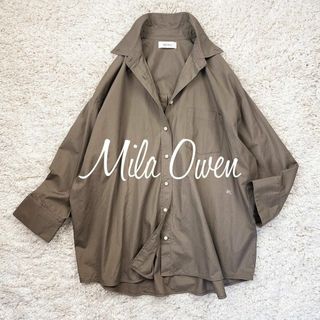 ミラオーウェン(Mila Owen)のMila Owen　ビッグシルエット　オーバーシャツ　ロング丈　*177(シャツ/ブラウス(長袖/七分))