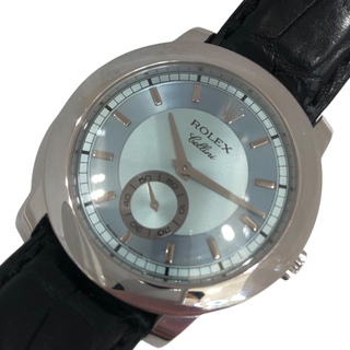ロレックス(ROLEX)の　ロレックス ROLEX チェリーニチェリニウム 5241/6 アイスブルー Ptプラチナ Pt メンズ 腕時計(その他)