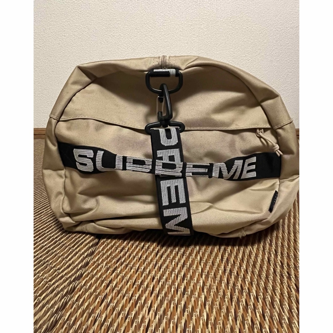Supreme - 希少 18ss Supreme ボストンバック Tan ベージュの Supreme - 希少 18ss Supreme ボストンバック Tan ベージュの