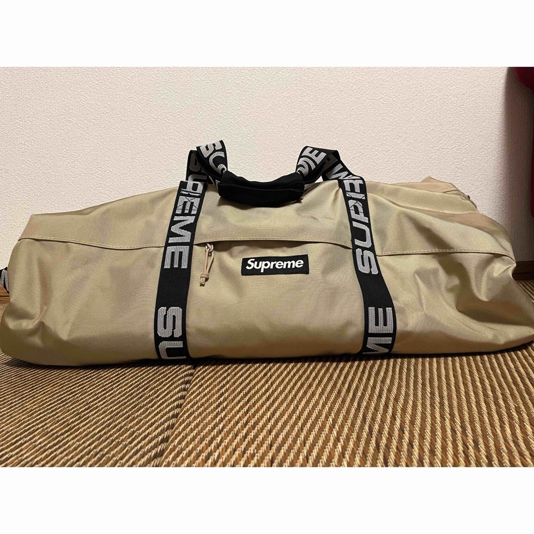 Supreme - 希少 18ss Supreme ボストンバック Tan ベージュの Supreme - 希少 18ss Supreme ボストンバック Tan ベージュの