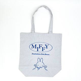 ミッフィー(miffy)のミッフィー miffy トートバッグ おふろ(ライトグレー)(トートバッグ)