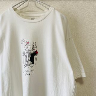 グラニフ(Design Tshirts Store graniph)の一点物　グラニフ　コラボレーションTシャツ/パリ(長場雄)(Tシャツ/カットソー(半袖/袖なし))