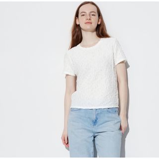 ユニクロ(UNIQLO)の新品タグ付き　ユニクロ シャーリングT  Lサイズ(Tシャツ/カットソー(半袖/袖なし))