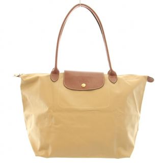 ロンシャン(LONGCHAMP)のロンシャン ル プリアージュ M トートバッグ ハンドバッグ レザー ベージュ(トートバッグ)