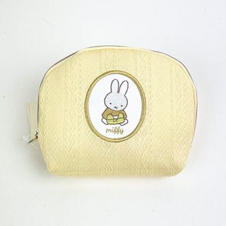 ミッフィー(miffy)のミッフィー miffy ポーチ(イエロー) 小物入れ スプリングニットシリーズ(ボディバッグ/ウエストポーチ)