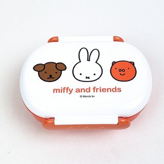 ミッフィー(miffy)のミッフィー miffy 密封一段弁当箱 miffy and friends ランチ 日本製(日用品/生活雑貨)