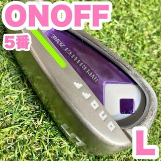 ONOFF オノフ レディースアイアン 5番 右 単品 L　簡単　優しい　良品(クラブ)