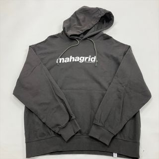 マハグリッド MAHAGRID ベーシックロゴ パーカー コットン チャコールグレー M メンズ【中古】(パーカー)