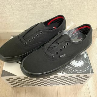 新品未使用　27cm　VANS　スケートオーセンティック　ブラック　US企画(スニーカー)