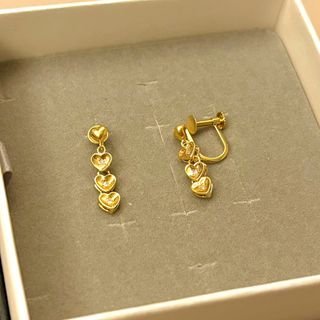 ジュエリーツツミ(JEWELRY TSUTSUMI)のK18イエローゴールドダイヤモンドイヤリング(イヤリング)