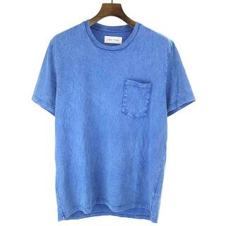 LES TIEN レスティエン 21AW CLASSIC POCKET TEE ウォッシュTシャツ  ブルー系 M(Tシャツ/カットソー(半袖/袖なし))