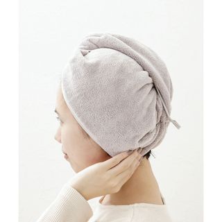 3COINS - 【新品】ヘアドライキャップ　ベージュ　3coinsスリコ　スリーコインズ