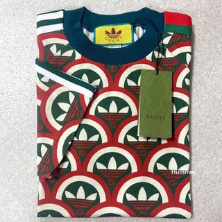 グッチ(Gucci)の国内正規品 新品未使用 S グッチ×アディダス プリント Tシャツ(Tシャツ/カットソー(半袖/袖なし))