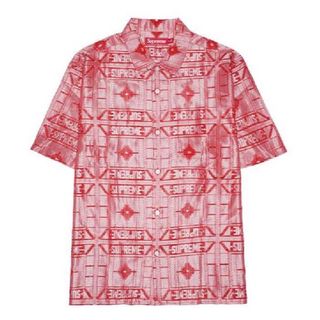 Supreme - 【Sサイズ】 Supreme Tray Jacquard S/S Shirt