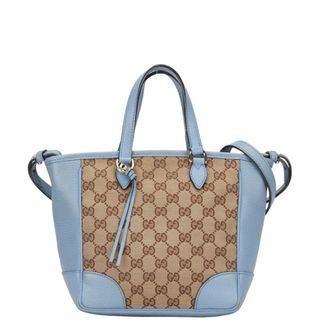 グッチ(Gucci)のグッチ GGキャンバス ハンドバッグ ショルダーバッグ 2WAY 449241 キャンバス レディース GUCCI 【1-0151590】(ハンドバッグ)