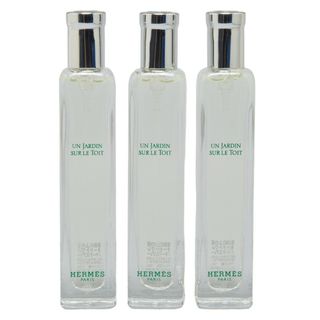 エルメス(Hermes)の美品 エルメス オードトワレ 屋根の上の庭 EDT トライアルサイズ 香水 15ml×3セット ガラス レディース HERMES 【1-0151774】(その他)