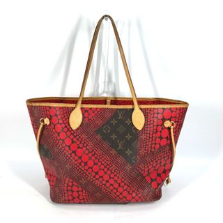 LOUIS VUITTON - ルイヴィトン LOUIS VUITTON ネヴァーフルMM M40686 草間彌生 ドット ショルダーバッグ カバン トートバッグ モノグラムキャンバス レッド×ブラウン