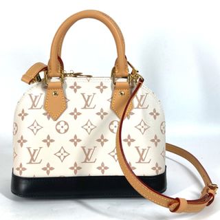 ルイヴィトン(LOUIS VUITTON)のルイヴィトン LOUIS VUITTON アルマBB 日本限定 M46922  モノグラム・デュンヌ 2WAYバッグ ハンドバッグ カバン 斜め掛け ショルダーバッグ ベージュ 未使用(ショルダーバッグ)