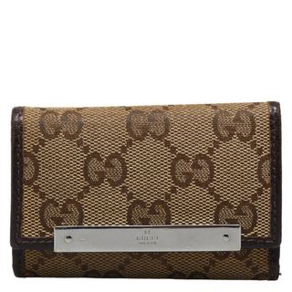 グッチ(Gucci)のグッチ GGキャンバス キーケース 6連 127048 キャンバス レディース GUCCI 【1-0153418】(キーケース)