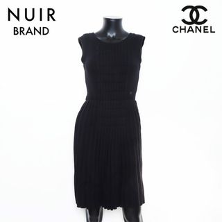 シャネル(CHANEL)のシャネル CHANEL ノースリーブ ニット SIZE 34 ワンピース(その他)