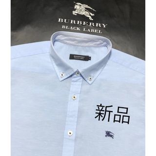 BURBERRY - 新品 L バーバリーブラックレーベル メンズ 半袖シャツ3 