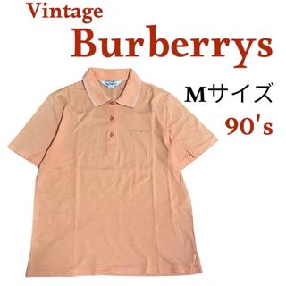 バーバリー(BURBERRY)の【Vintage】 【美品】　半袖シャツ ポロシャツ バーバリー 90年代(ポロシャツ)