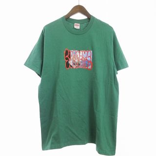 シュプリーム(Supreme)のシュプリーム 23AW Tシャツ カットソー 半袖 丸首 クルーネック 緑 L(Tシャツ/カットソー(半袖/袖なし))