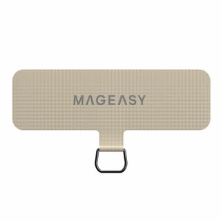 【色:ベージュ】[MagEasy] ストラップホルダー 厚さ 0.5mm 耐久性(その他)