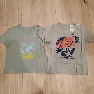 ギャップキッズ(GAP Kids)のGAPKIDS 新品Tシャツ２枚セット(Tシャツ/カットソー)