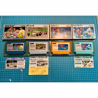 ファミコン ニンテンドー銀箱4本セット(家庭用ゲームソフト)