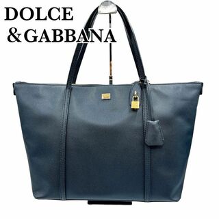DOLCE&GABBANA - ドルチェ&ガッパーナ　トートバッグ　黒　革　メンズ　レディース　ビジネス