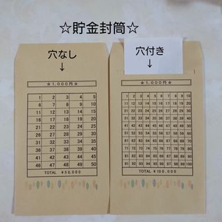 1000円札貯金封筒(その他)