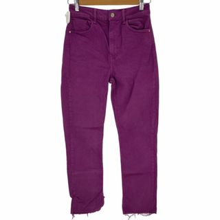 ザラ(ZARA)のZARA(ザラ) カットオフカラーデニム レディース パンツ デニム(デニム/ジーンズ)