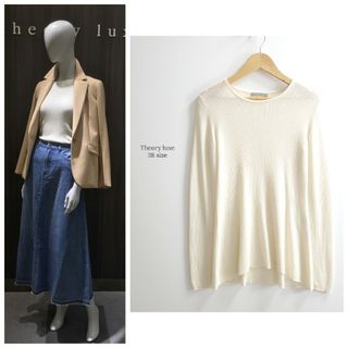 Theory luxe - 美品☆19SS☆セオリーリュクス Aライン ニット アイボリー