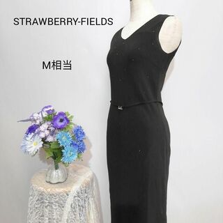 ストロベリーフィールズ(STRAWBERRY-FIELDS)のストロベリーフィールズ　極上美品　タイト　ドレス　ワンピース　パーティー　М相当(ナイトドレス)