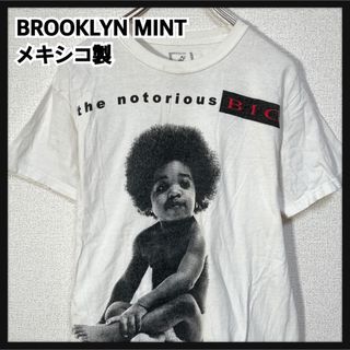 ブルックリンミントメキシコ製半袖Tシャツノートリアスビッグ赤ちゃん白Tアフロ44(Tシャツ/カットソー(半袖/袖なし))