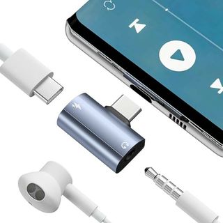 タイプc イヤホン変換アダプター イヤホン USB-C 充電変換 変換コネクタ