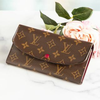 ルイヴィトン(LOUIS VUITTON)のLOUIS VUITTON ヴィトン モノグラム ポルトフォイユエミリー 長財布(財布)