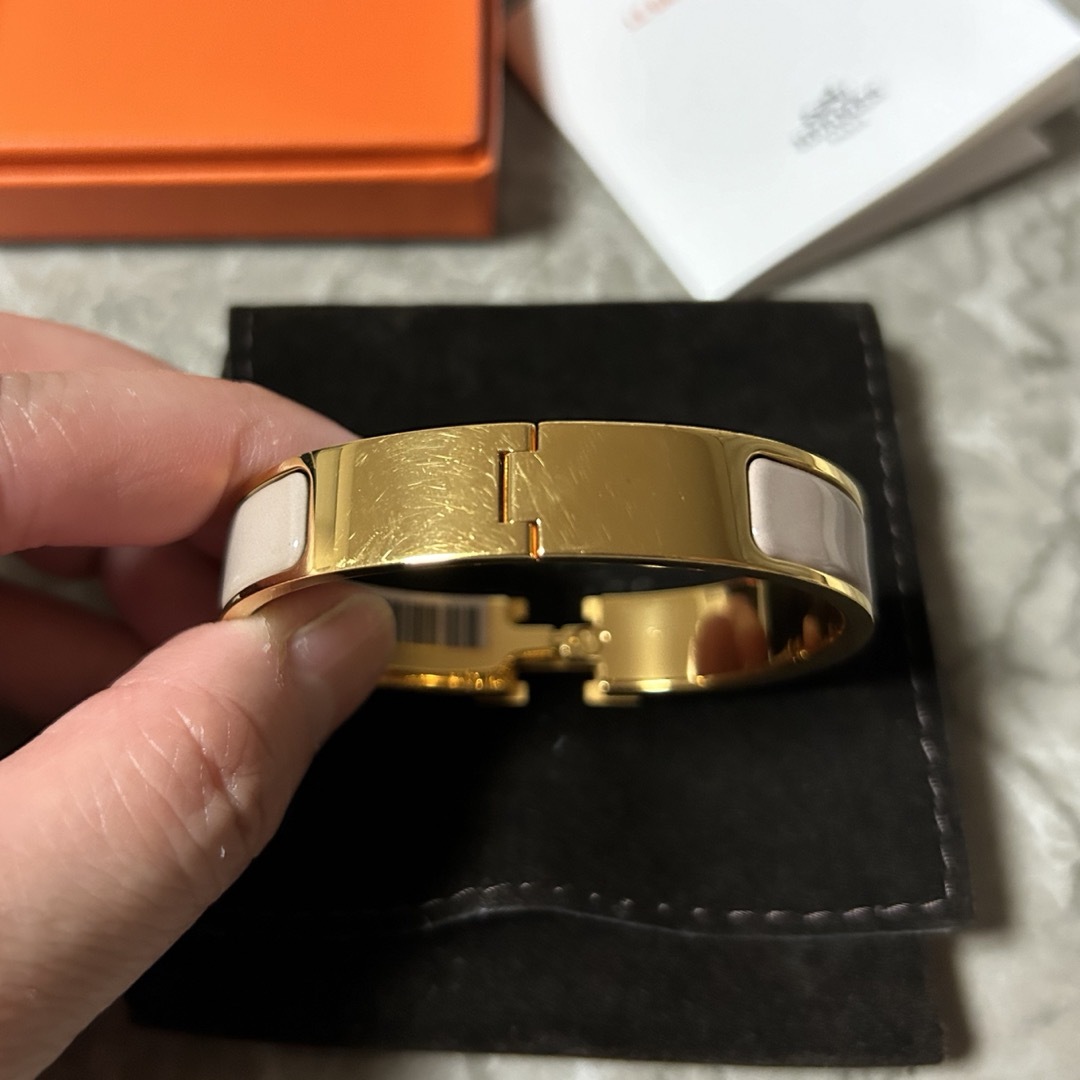 HERMES クリックH マロングラッセ ゴールド - アクセサリー HERMES クリックH マロングラッセ ゴールド - アクセサリー