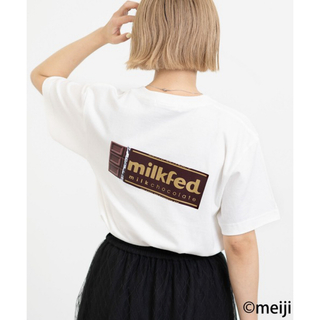 ミルクフェド(MILKFED.)のMILKFED. meijコラボTシャツ(Tシャツ(半袖/袖なし))
