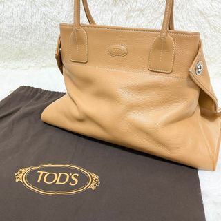 TODS トッズ　ジレリ　ハンドバッグ　ショルダーバッグ　レザー　ベージュ