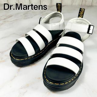 ドクターマーチン(Dr.Martens)の【美品】ドクターマーチン　BLAIRE　サンダル　ホワイト　UK7(26cm)(サンダル)