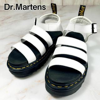 ドクターマーチン(Dr.Martens)の【良品】ドクターマーチン　BLAIRE　サンダル　ホワイト　UK6(25cm)(サンダル)