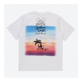 ディズニー(Disney)のDisney ディズニー 公式 Tシャツ MICKEY M(Tシャツ/カットソー(半袖/袖なし))